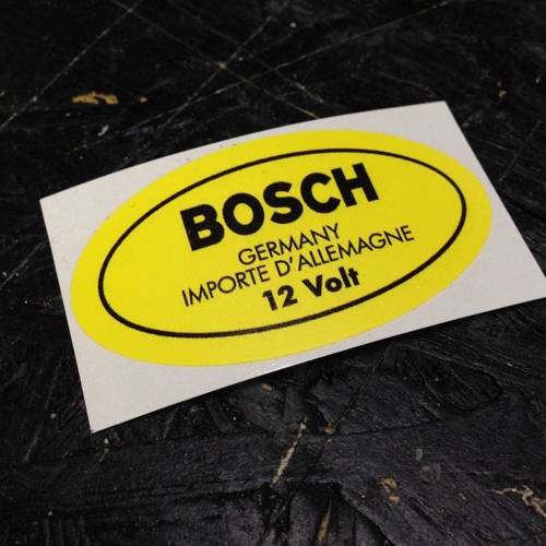 Bosch 12v Ignition Coil decal, 356, 912 (1963 - 1969)
